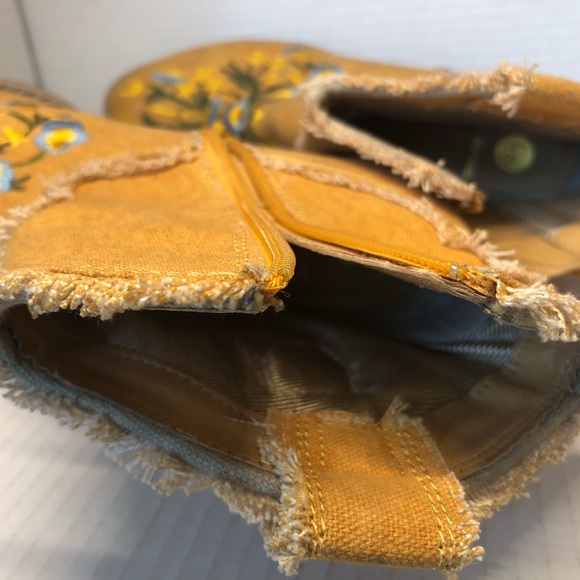 La Strada Western Floral Embroidered Ankle Boots Size 38 - US 7.5 - Picture 11 of 13